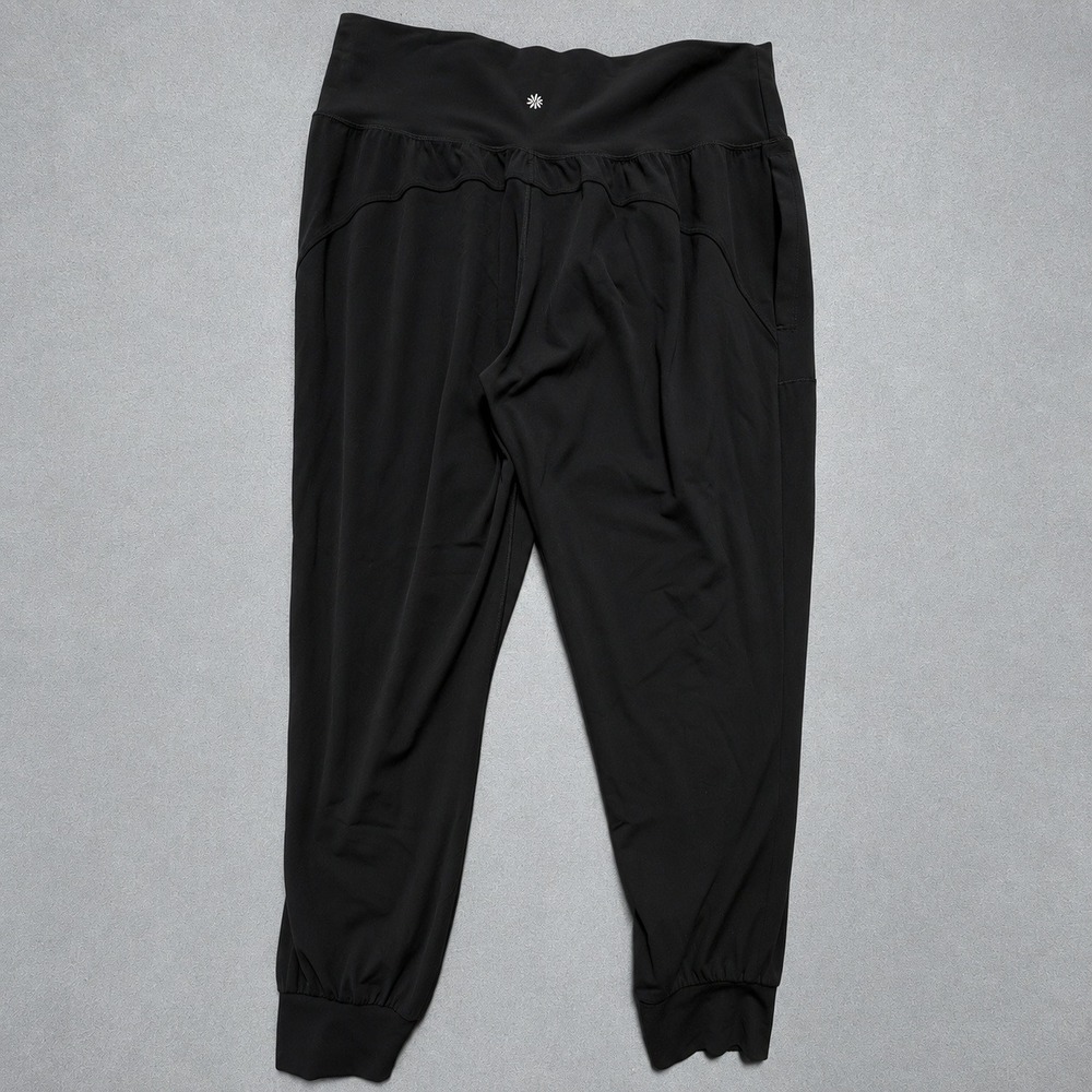 Athleta Salutation Jogger Black High Rise Yoga Training Pants XL